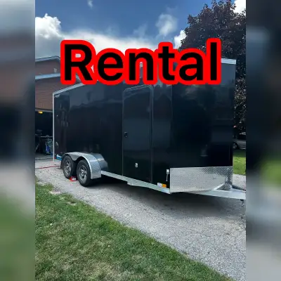 Rent with CG ENCLOSED TRAILER FOR RENT. - Overall Length: 241in - Overall Width: 100 1/2in - Overall...