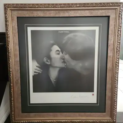 John Lennon Double Fantasy Limited Edition Framed Lithograph, View more