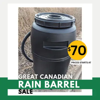 Water smarter this season with high-quality, repurposed rain barrels! Perfect for gardeners, urban h...