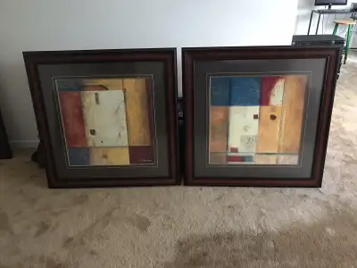 Abstract Pictures Frames in Glass, View more