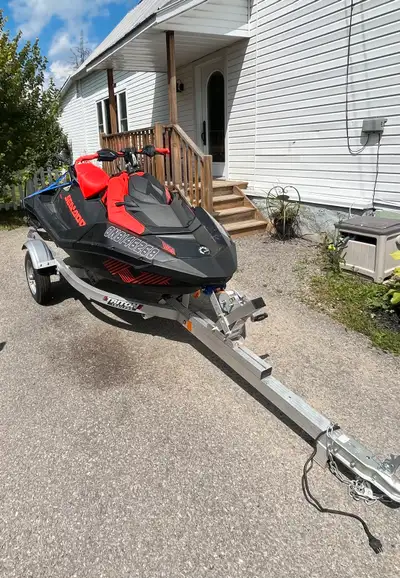 Comes with fitted seadoo cover for storage Trailer was new in 2022 Only 12 hrs on the seadoo Comes w...