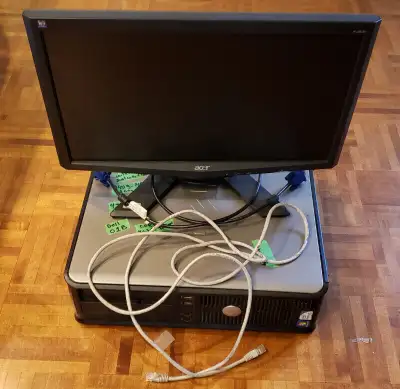 Desktop computer screen kit windows 10 ordinateur internet intel, View more