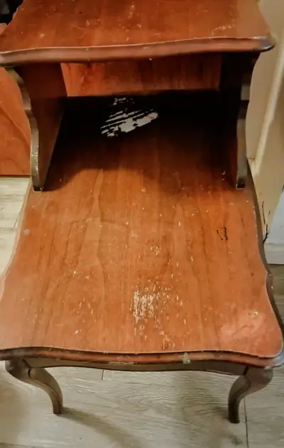 Solid wood End table, View more