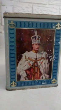 King Edward The V111th Cookie Tin