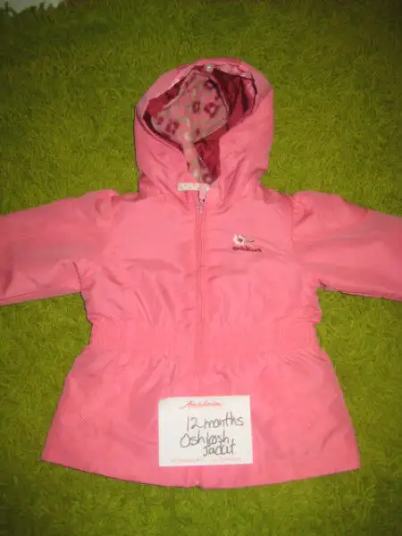 12 mth pink double lined OSH KOSH jacket62863262180995122