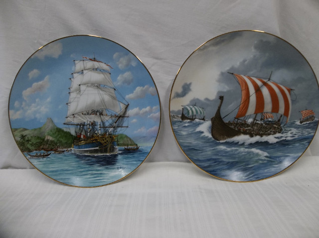 "2000 years of Sailing Ships" Collector Plates in Arts & Collectibles in Belleville - Image 4