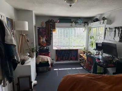 Two rooms available in 3bdrm house. $900 bedroom available July 1st (single window) $1300 large mast...