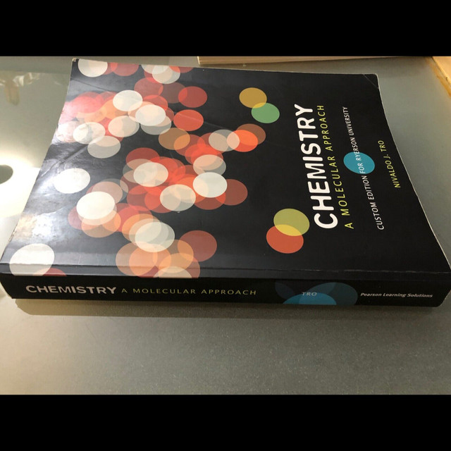 CHEMISTRY A MOLECULAR APPROACH Custom Edition Ryerson University in Textbooks in Markham / York Region - Image 3