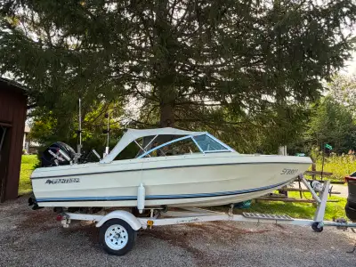 This 14-foot Panther boat comes fully equipped with a reliable 30HP Mercury motor (2007), two Big Jo...
