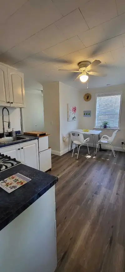 Room in a quiet home in Cobourg. Share with a quiet male retired owner (often away for travel) and a...