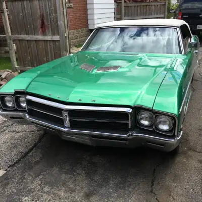 1969 Buick Skylark Convertible with white interior. Has a 350 V8/350 T.Power steering and Power brak...