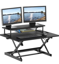 Standing Desk 36-Inch Wide, Pneumatic Height Adjustable