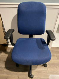 Chaise de bureau - bleu 