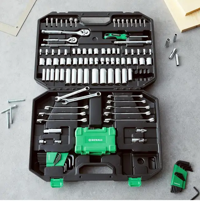 *Brand New*Denali 142-Piece Mechanics Tool Kit and Socket Set in Other Parts & Accessories in Burnaby/New Westminster - Image 8