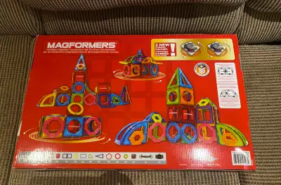 This Magformers 122-piece set is an engaging educational toy designed to stimulate creativity and co...