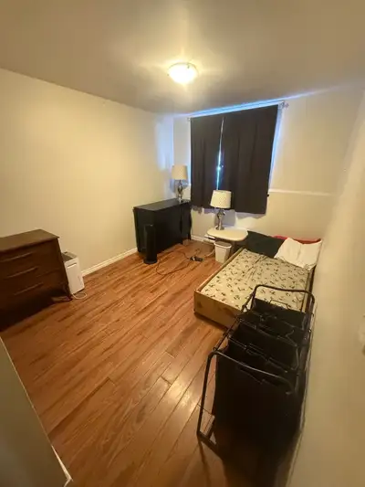 Room available for rent in second bedroom of Basement Apartment. Shared Kitchen and Bathroom. Room a...