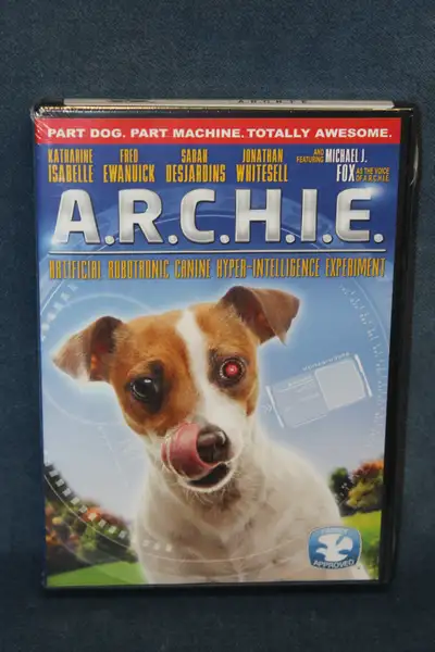 A.R.C.H.I.E Family Movie /DVD Robotronic Dog NEW Michael J. Fox, View more