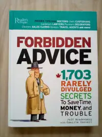 H/C Readers Digest - Forbidden Advice Book