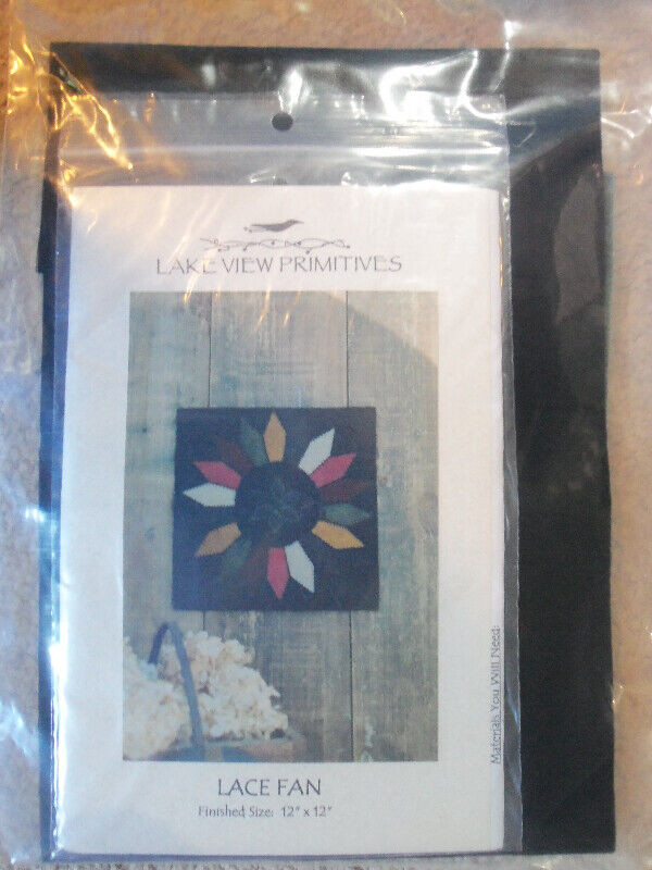 Wool kit by Lakeview Primitives - Lace Fan in Hobbies & Crafts in Belleville