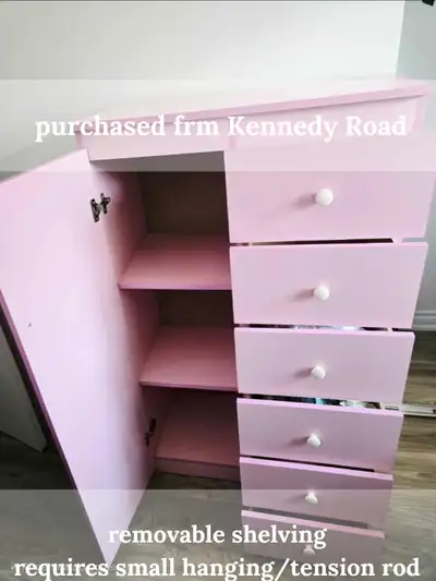 pink armoire, View more