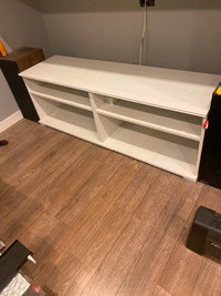 5 ft IKEA white tv stand