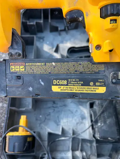Dewalt nail gun and vacuum , View more