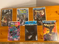 Batman Comic Books: DKII, Rebirth, Teenage Mutant Ninja Turtles
