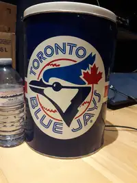 Vintage toronto blue Jays baseball sports tin can/bucket