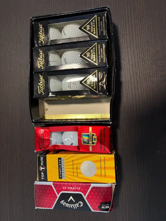 Bundle of New Old Stock Golf Balls 90s-2011 in Golf in Markham / York Region - Image 2