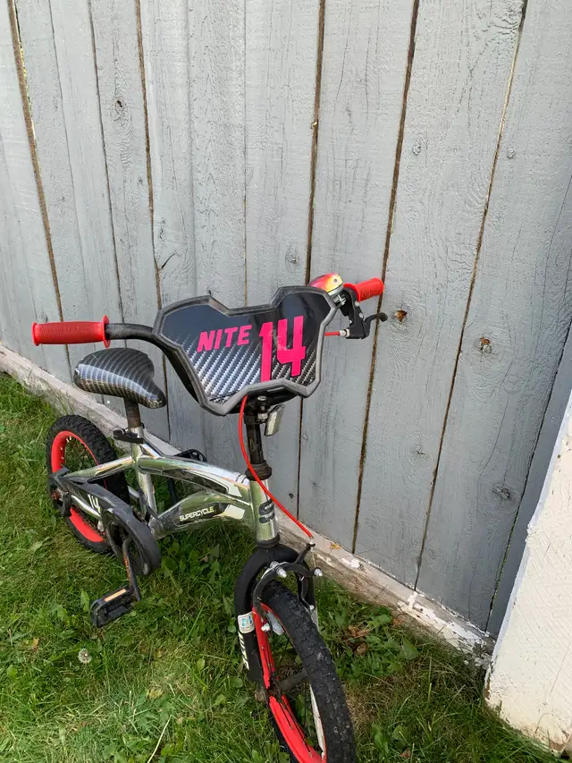 Kid 14" Red and Silver Bike in Kids in Edmonton - Image 8