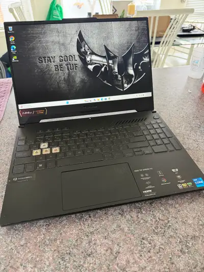 Asus tuf f15 gaming laptop .does not need anything.here are the specs. Intel i7 multi core 32 gigs o...