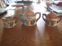 VINTAGE '50'S MADE IN JAPAN HAND DECORATED COTTAGE WARE TEA SET