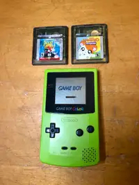 Gameboy Color Green + jeux