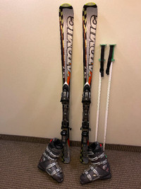 Like New Skis Atomic Supercross 150cm + Atomic Bindings +Boots