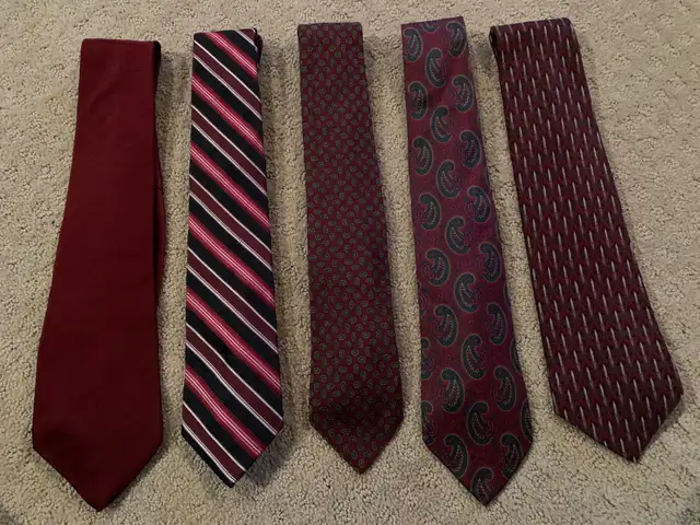 Men's Neckties - Assorted Red Colours in Men's in St. Albert - Image 6