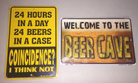 Beer Cave Signs $15 each