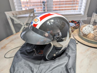 3/4 Motorcycle Helmet - Never Used