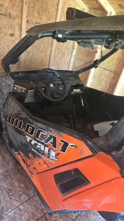 2016 side by side. 700. 6000 kms. Good condition, nothing needs fixed. Starts up. Wild cat special e...