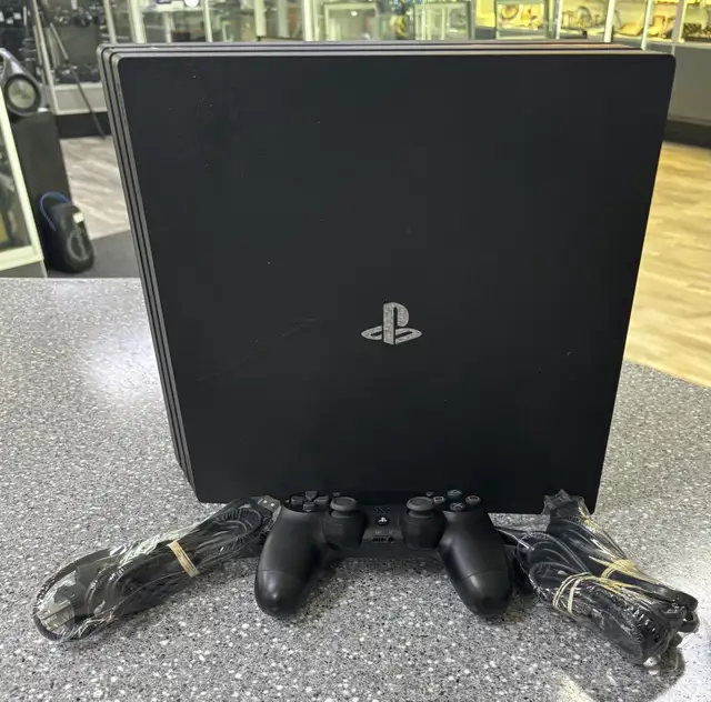 PS4 PRO 1TB System w Black Controller in Sony Playstation 4 in Oshawa / Durham Region - Image 2