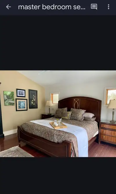 King Bed frame and Night Stands, View more