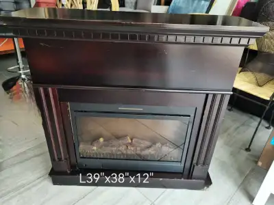 Muskoka electric Fireplace with corner option, View more