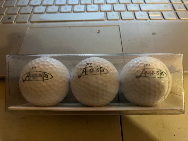 3 pack of Wilson Golf Balls with Augusta Emblem in Golf in Cambridge - Image 3