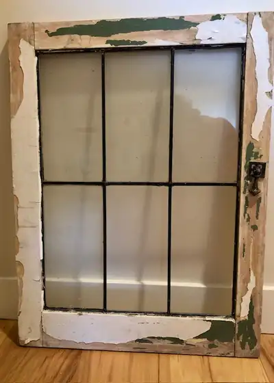 ANTIQUE VINTAGE WOOD WINDOW FRAME - - - - - - - - - - - - - - - - - - - - - - * $33 firm (Purchased...
