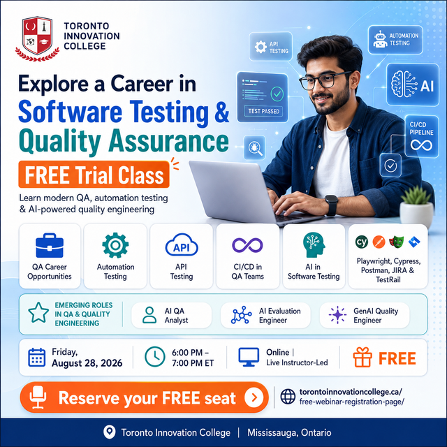 FREE LIVE TRIAL CLASS: Software Testing, QA & AI-Powered QE