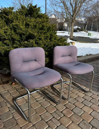 Pair of MCM Cantilever Chairs