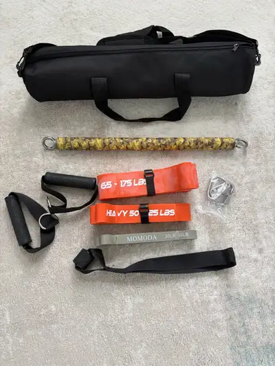 Resistance Band Bar and Exercise Set, View more