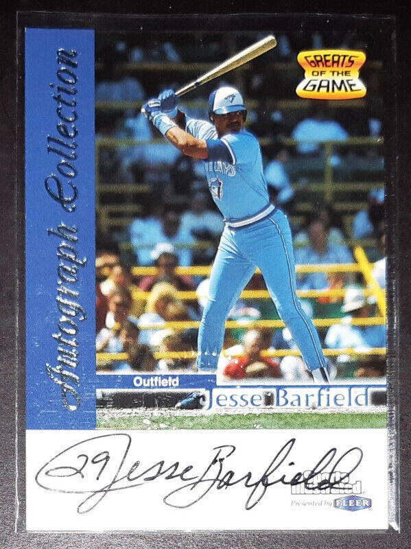 1999 Fleer Sports Illustrated Greats of the Game Jesse Barfield in Arts & Collectibles in St. Catharines - Image 2