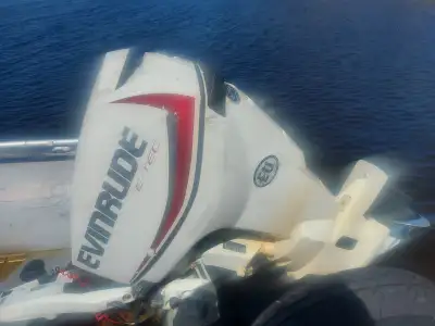 Evinrude E-Tec 30HP, 2 stroke outboard. Excellent condition, too large and powerful for my zodiac. N...