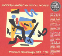 Modern American Vocal Works-Barber/Copland/Thomson cd + bonus cd