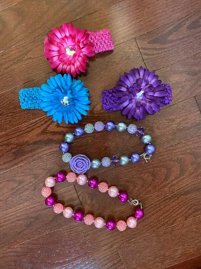 Kids necklaces and head bands, View more